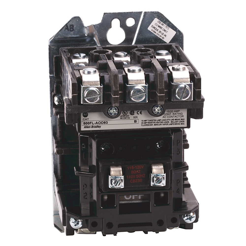 Allen-Bradley 500FL-BOD93 NEMA Feed-Throughlighting Contactor